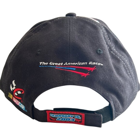 Vintage Chase Authentics Daytona Indy 500 2003 Nascar Adjustable Black Hat/Cap - Picture 3 of 6